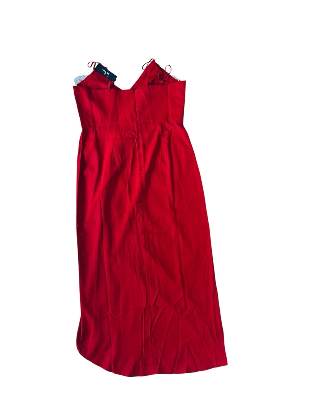 Lulu's Reinette Rust Red Midi Party Dress Womens L NWT - Picture 7 of 8